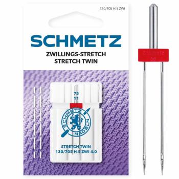 Schmetz Maschinen Zwillingsnadel Stretch 4,0/75